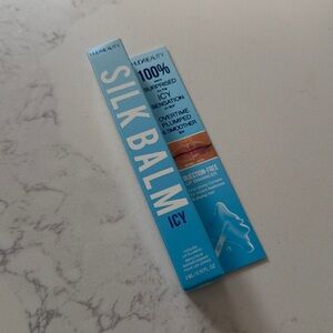New Huda Beauty Silk Balm icy thermo plumping Lip Gloss